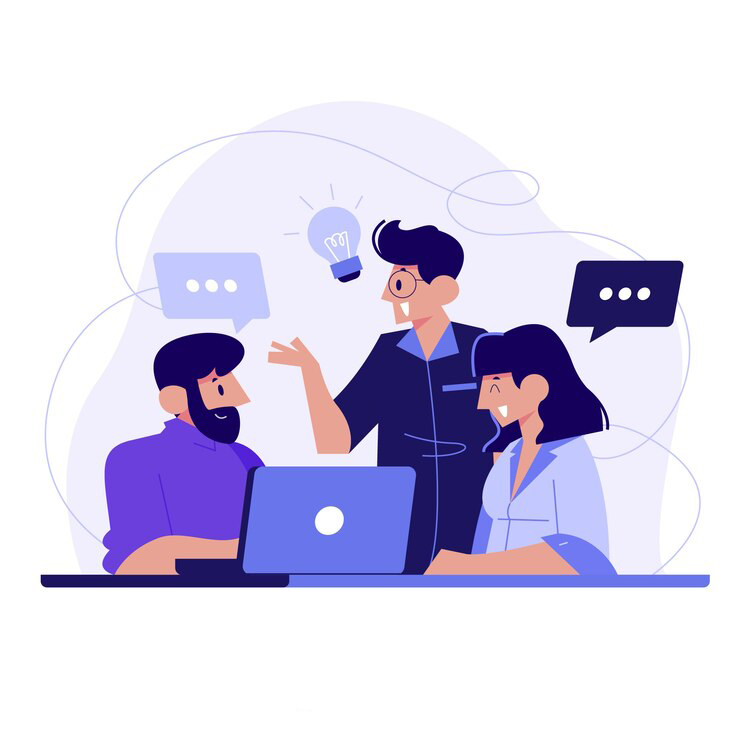 brainstorming concept landing page 52683 26979