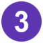 256px Eo circle deep purple number 3.svg