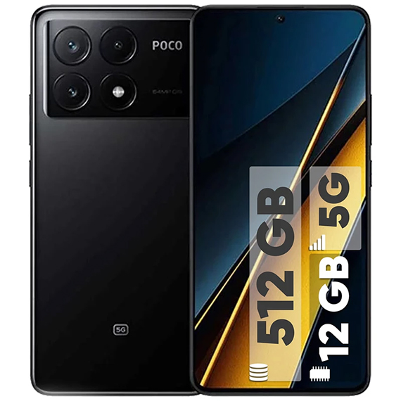 گوشی موبایل شیائومی مدل Poco X6 Pro 5G ظرفیت 512 گیگابایت و رم 12 گیگابایت