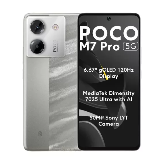 گوشی موبایل شیائومی مدل Poco M7 Pro 5G ظرفیت 512 گیگابایت و رم 12 گیگابایت