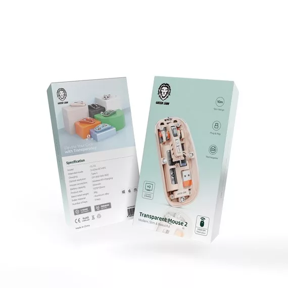 موس وایرلس گرین لاین مدل Transparent Mouse 2