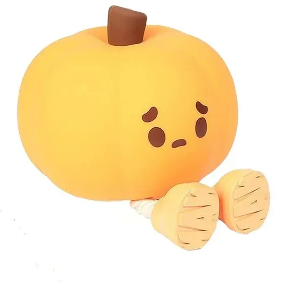 چراغ خواب سیلیکونی طرح کدو تنبل